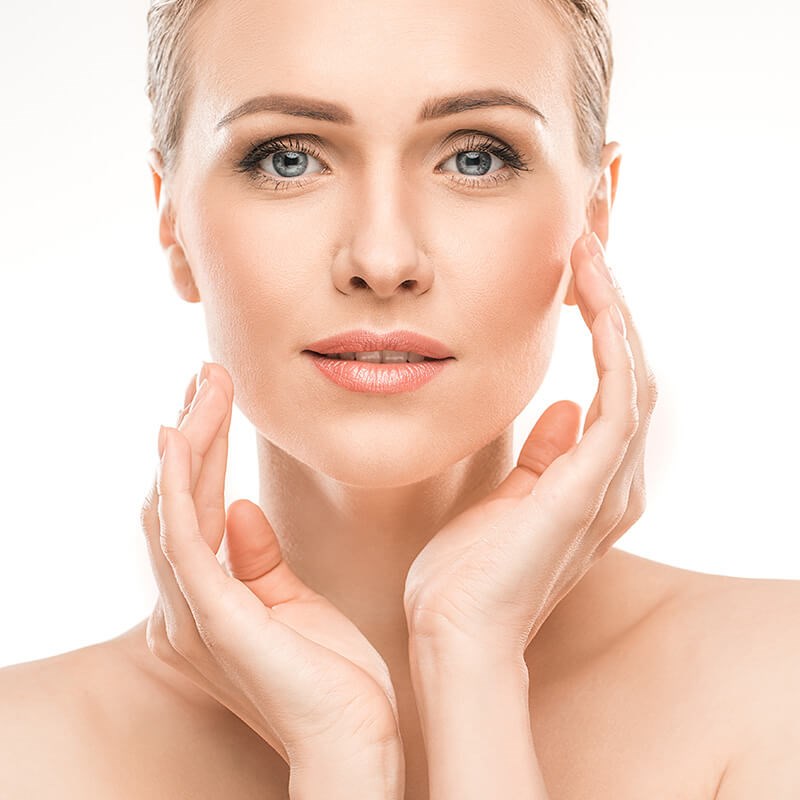 Woman with smooth skin